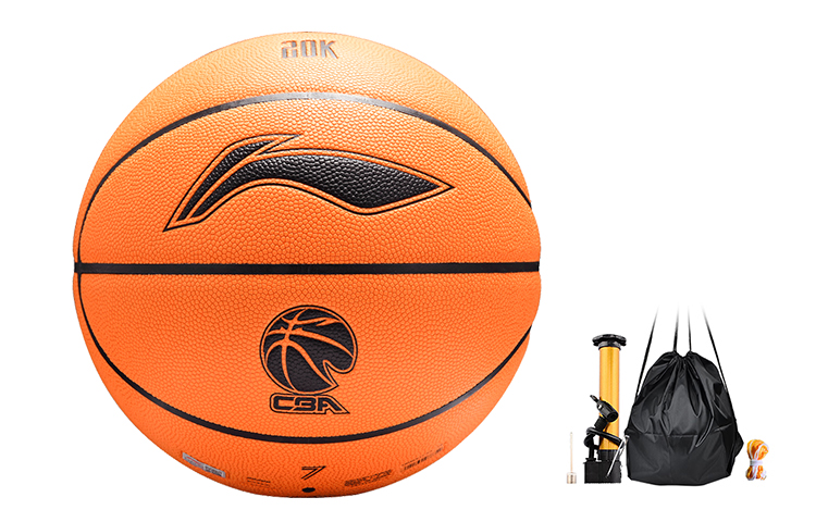 Li Ning Pu Basketball Orange Size 7 Training Unisex