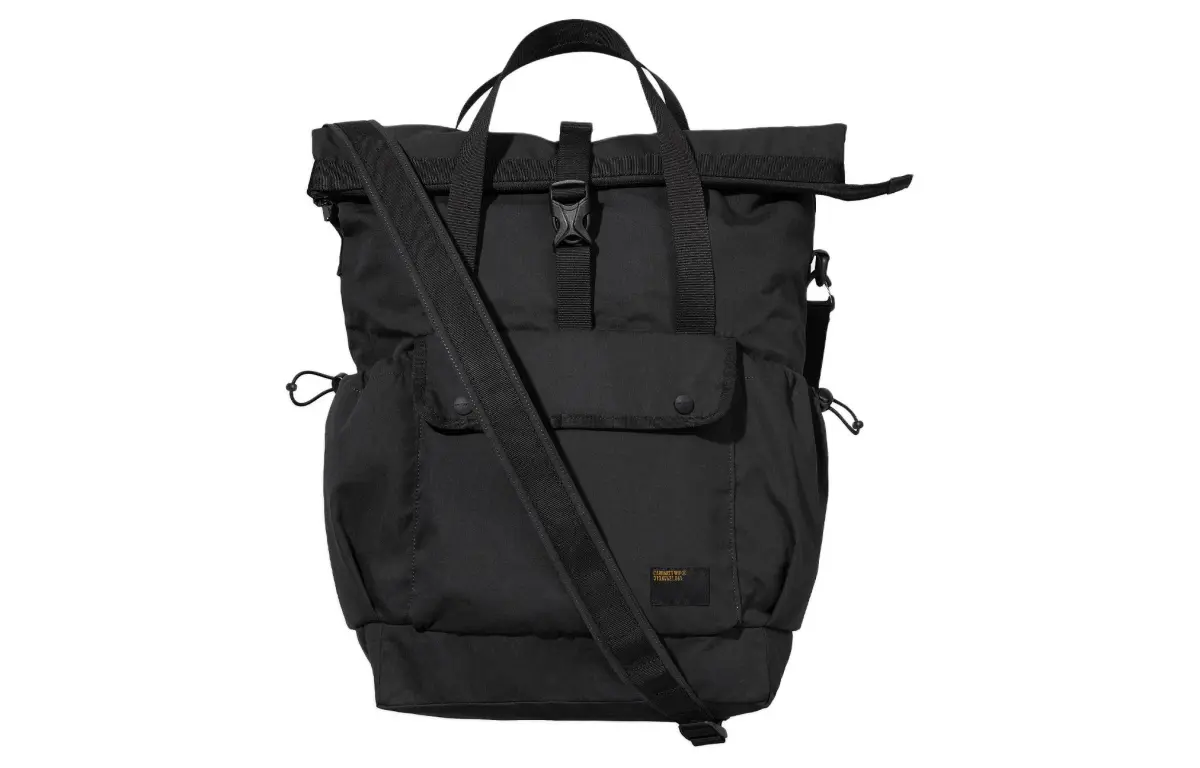 Carhartt WIP Cotton With Nylon One Shoulder Handbag Regular Men's Black