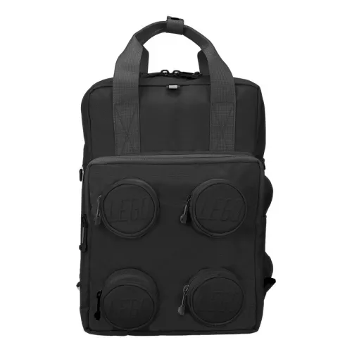 LEGO Polyester Carry Backpack Regular Unisex Black