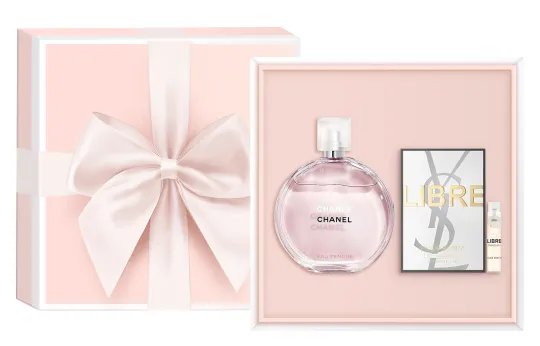 CHANEL Pink Encounter Perfume+Fragrance Sample Gift Box Sets Eau De Toilette Fruity Scent Floral Scent