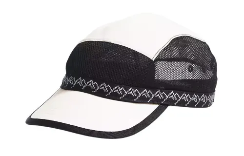 The north face, regenerated nylon elastic black white cap for men and women, polyester, for beloved