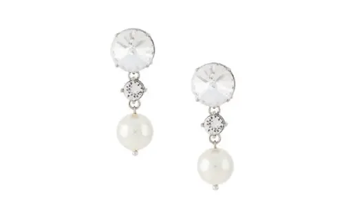 MIU MIU Metal Earrings Women's Silver