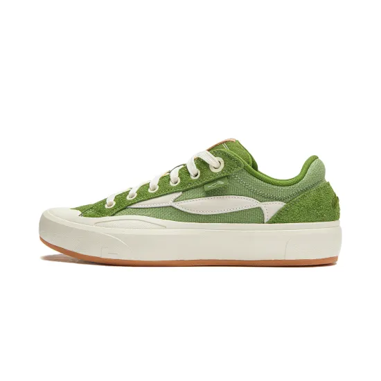 LiNing Wave S70 Low-Top Skateboard Shoes Men's Stone Moss Green