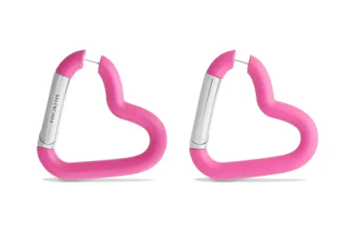 Balenciaga Heart Shaped Earrings