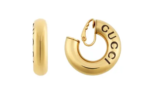 GUCCI Metal Earrings Women's Gold