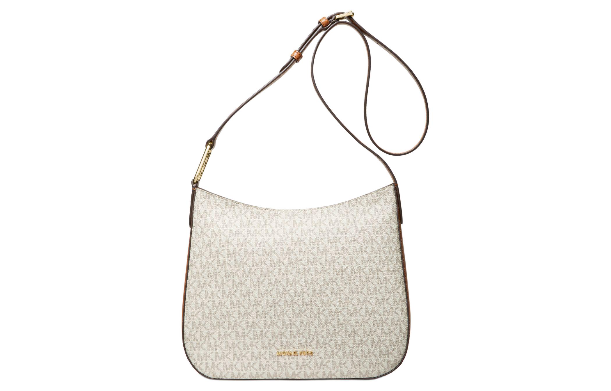 Женская сумка MICHAEL KORS Kensington (бежево-коричневая)