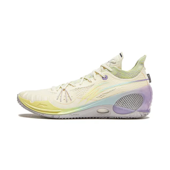 LINING Wade 808 3 Basketball Shoes Men Low-Top Ecru
