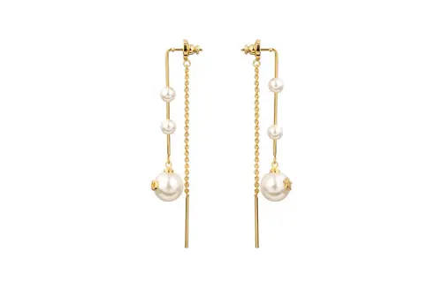 DIOR Earrings Women's Gold
