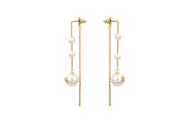 DIOR Earrings Women's Gold