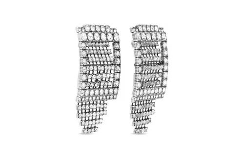 Balenciaga Earrings Women's Silver