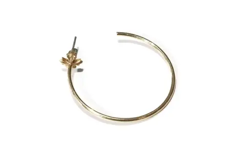 Chrome Hearts 22K Gold Earrings Women's Gold