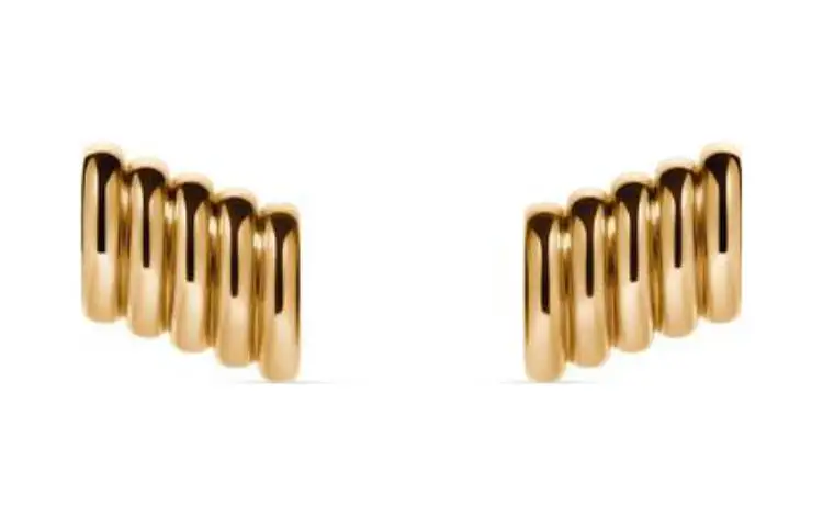 Balenciaga Brass Earrings Women's