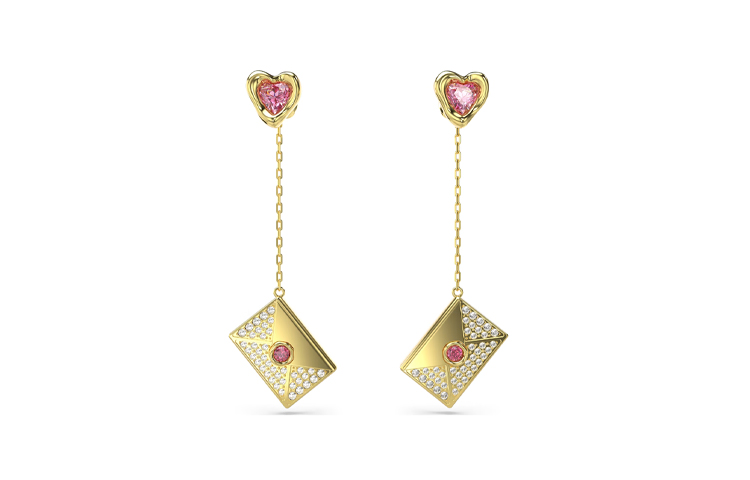 Женские очки Swarovski (золотые)