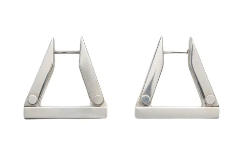 Bottega Veneta Earrings Women's Silver
