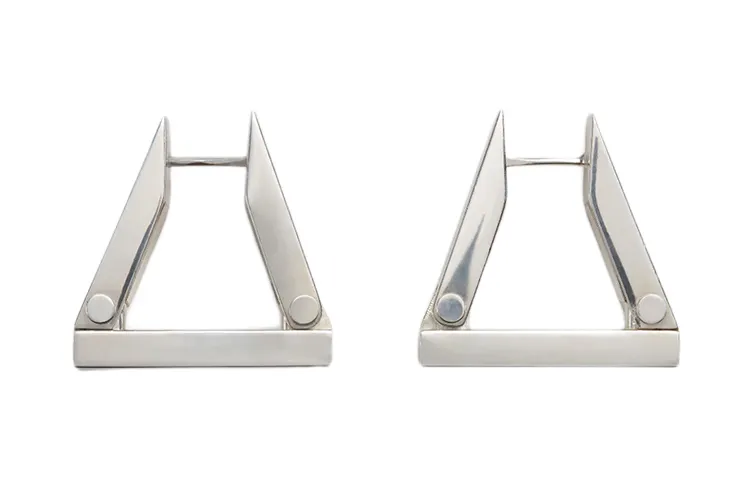 Bottega Veneta Earrings Women's Silver
