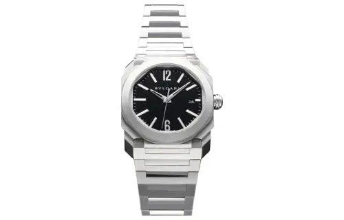 BVLGARI Wrist Watches Automatic Mechanical Movement Stainless Steel Watchband 38mm Black Dial Unisex