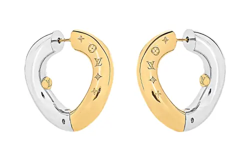 LOUIS VUITTON Earrings Women's Gold/Silver
