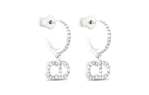DIOR Earrings Women's Silver