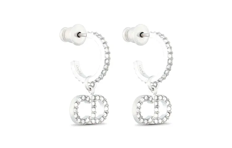 DIOR Earrings Women's Silver