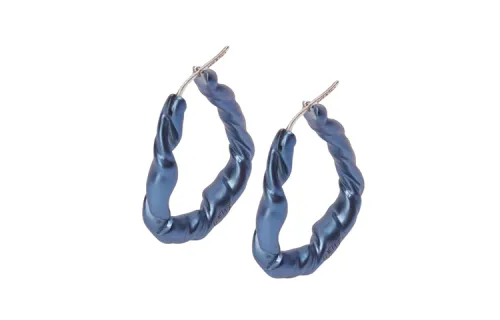 LOEWE Hoop Earrings Women's White