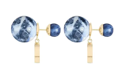 DIOR Earrings Women's Blue