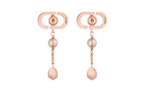 DIOR Earrings Women's Pink