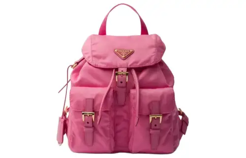 PRADA Re Nylon Fabric Backpack Small Women's Begonia Pink
