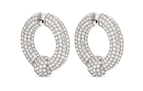 Balenciaga Earrings Women's Silver
