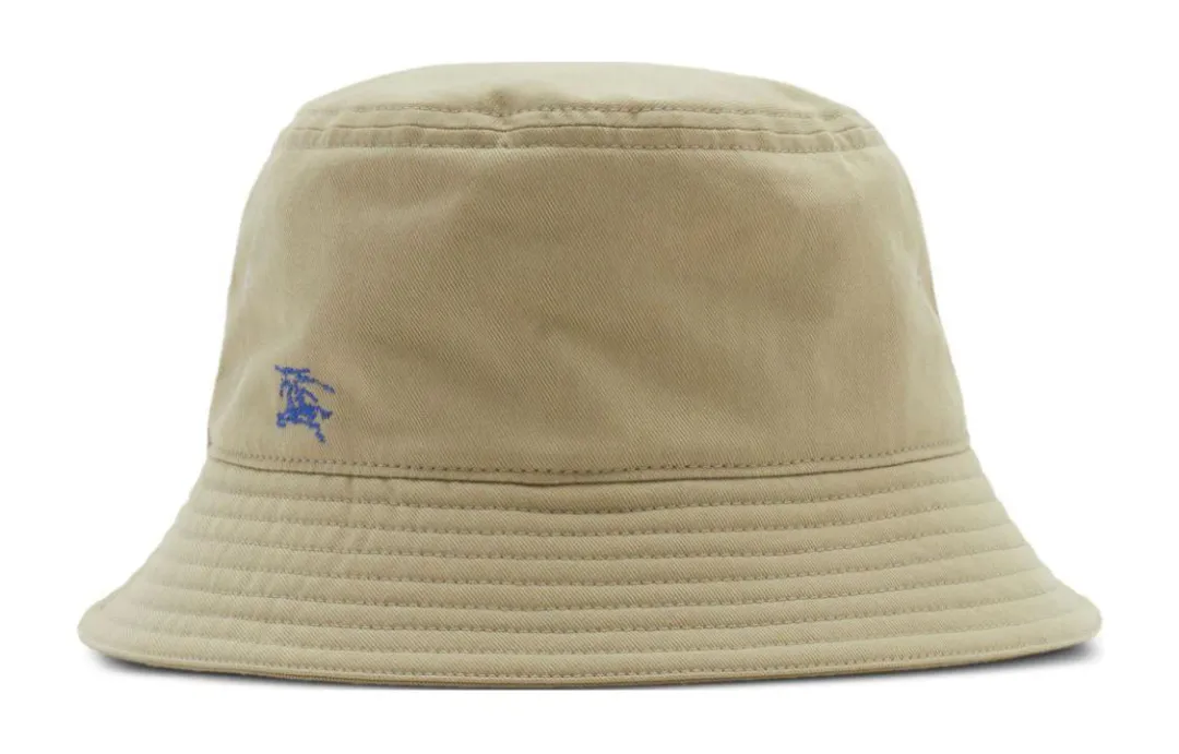 Burberry Logo Embroidered Flat-Crown Bucket Hat