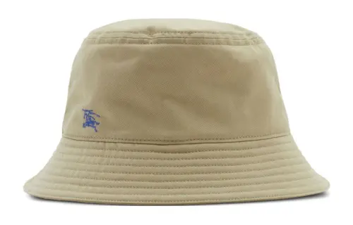Burberry Logo Embroidered Flat-Crown Bucket Hat