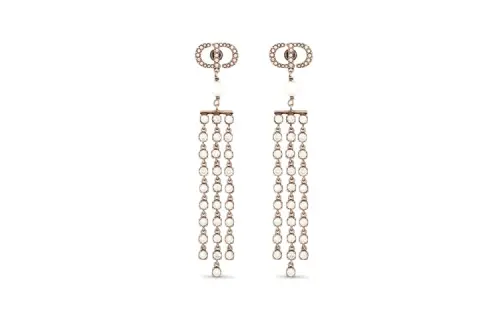 DIOR Earrings Women's Bronze