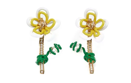 Bottega Veneta Earrings Women's Gold