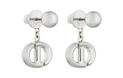 DIOR Earrings Women's Silver