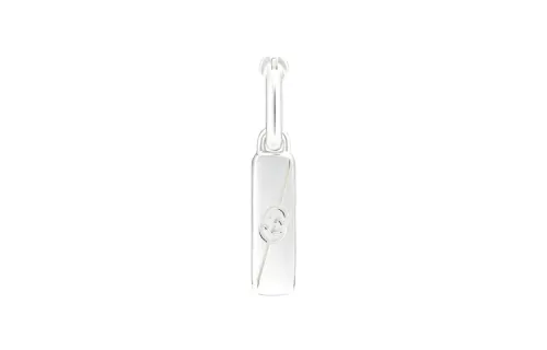 GUCCI 925 Sterling Silver Earrings Women's Silver