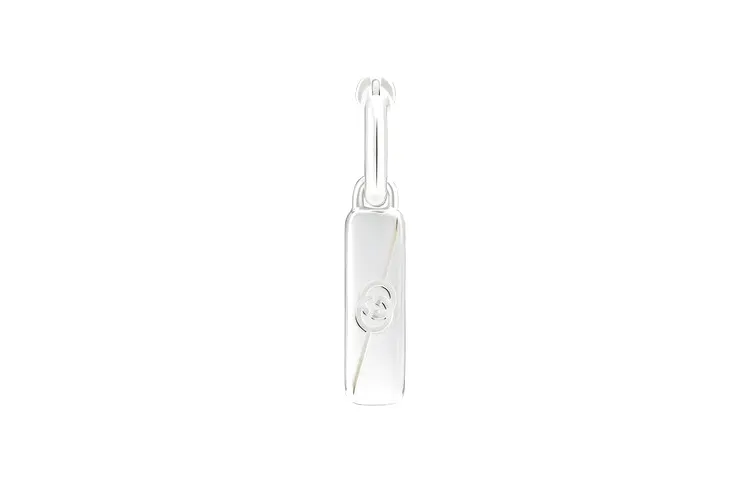 GUCCI 925 Sterling Silver Earrings Women's Silver