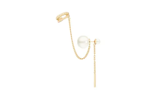 DIOR Resin, Metal Earrings Women's Gold