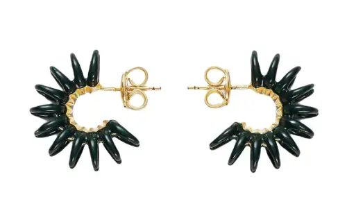 Bottega Veneta Earrings Women's Dark Green
