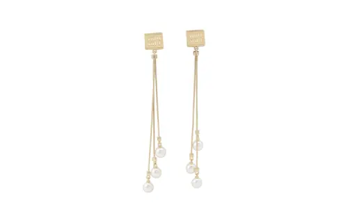 MIU MIU Brass Earrings Women's Gold