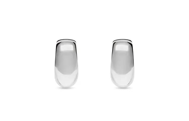 Balenciaga 925 Sterling Silver Earrings Women's Silver