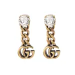 GUCCI GG Metal Earrings Women's