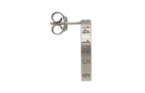 Maison Margiela 925 Sterling Silver Earrings Men's Silver