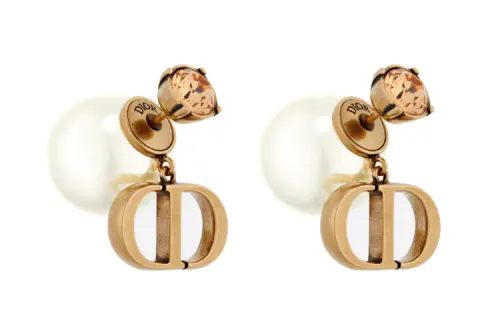 DIOR Earrings Women's Gold