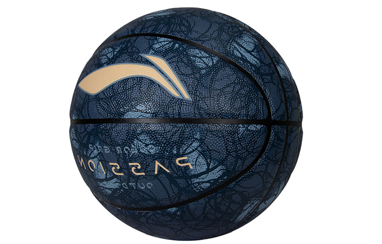Li Ning Pu Basketball Slip Resistant Abrasion Resistant Blue Size 7 Training Unisex