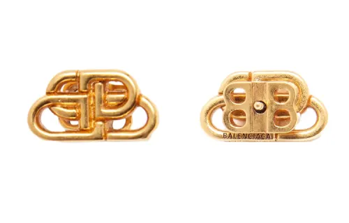 Balenciaga Brass Earrings Women's