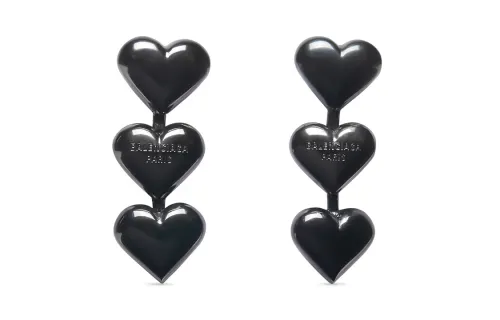Balenciaga Earrings Women's Black
