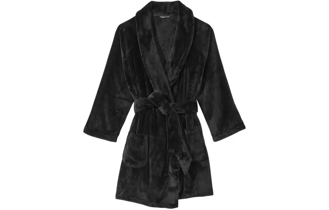 Victoria's Secret Sleep Robe Women's Black