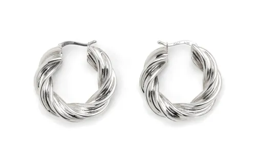 Bottega Veneta 925 Sterling Silver Earrings Women's