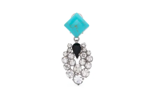 Maison Margiela Rhinestone-embellished Single Drop Earring