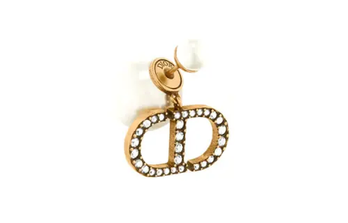 DIOR Metal Earrings Women's Gold