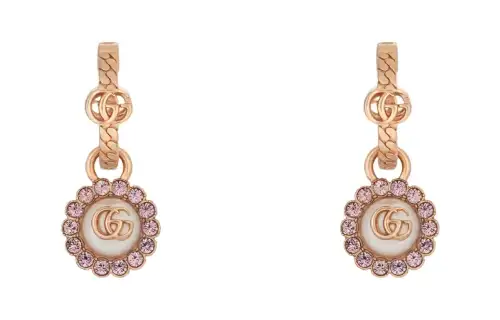 GUCCI Double G-logo Flower Ring